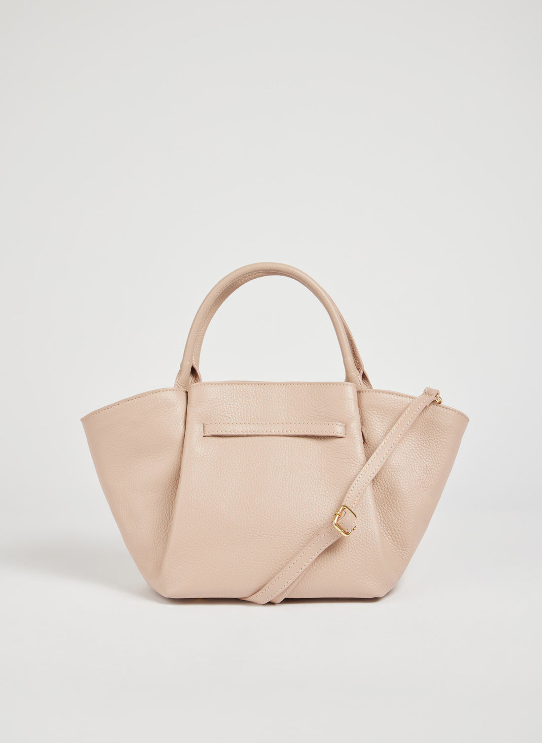 Borsa Charlène in Pelle Togo Cipria