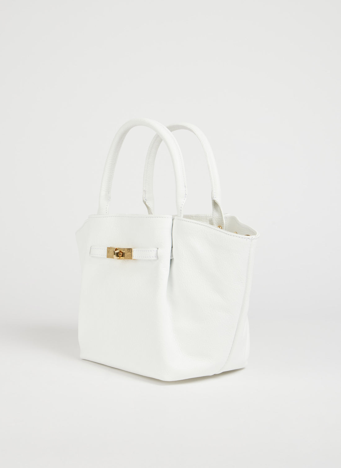 Borsa Charlène in Pelle Togo Bianca