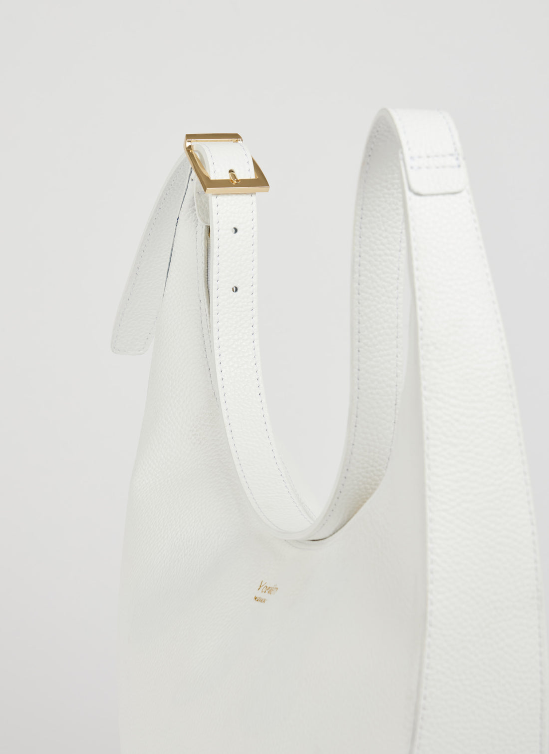 Borsa Lèa in Pelle Dollaro Bianca