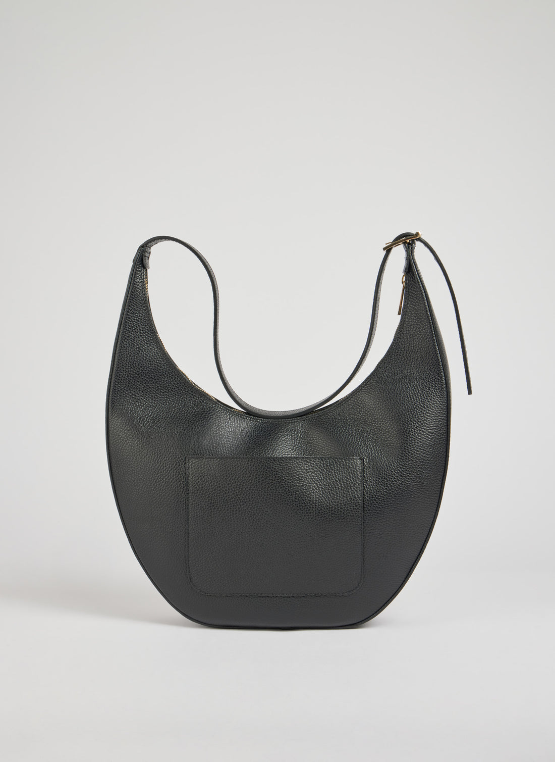 Borsa Lèa in Pelle Dollaro Nera