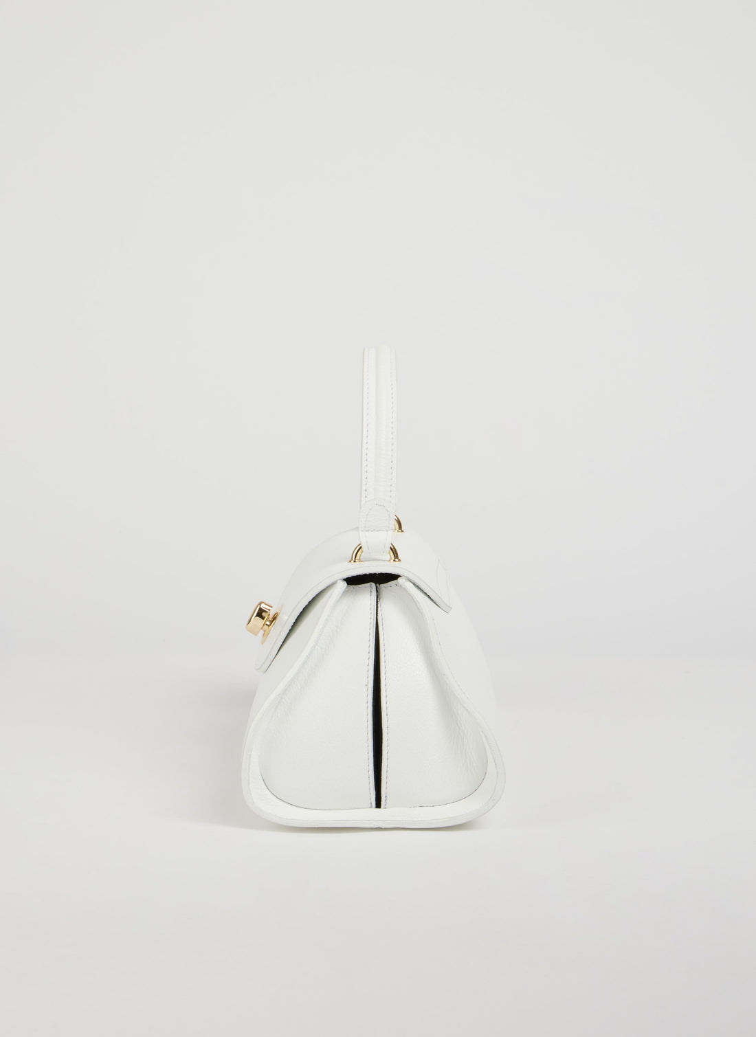 Borsa Florence in pelle Togo Bianca