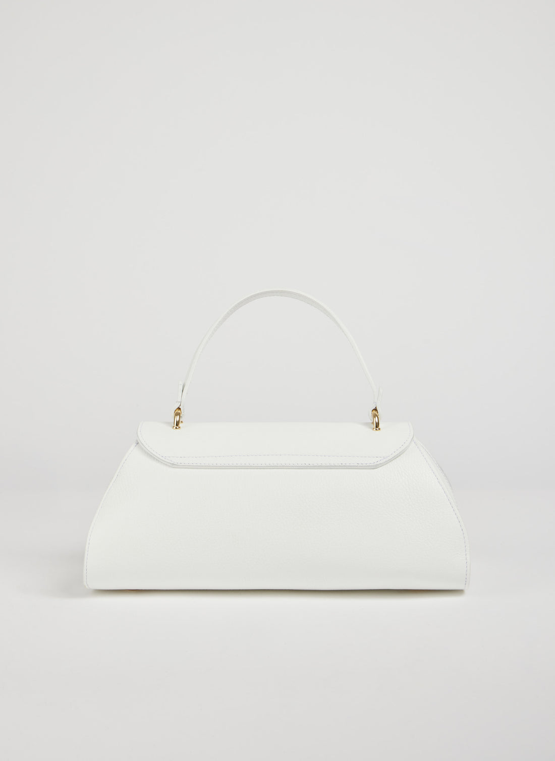 Borsa Florence in pelle Togo Bianca