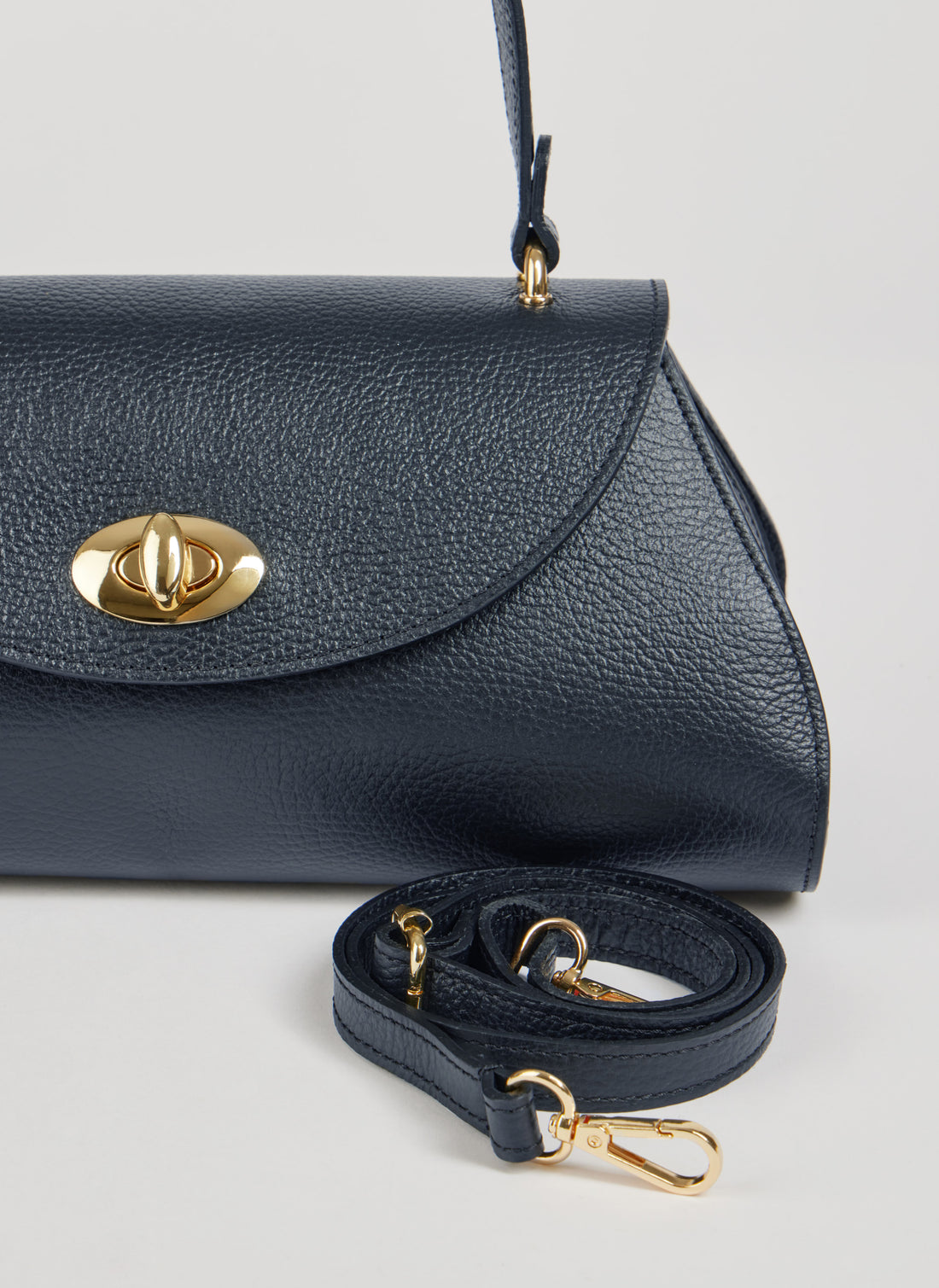Sac Karina en cuir dollar Cuoio