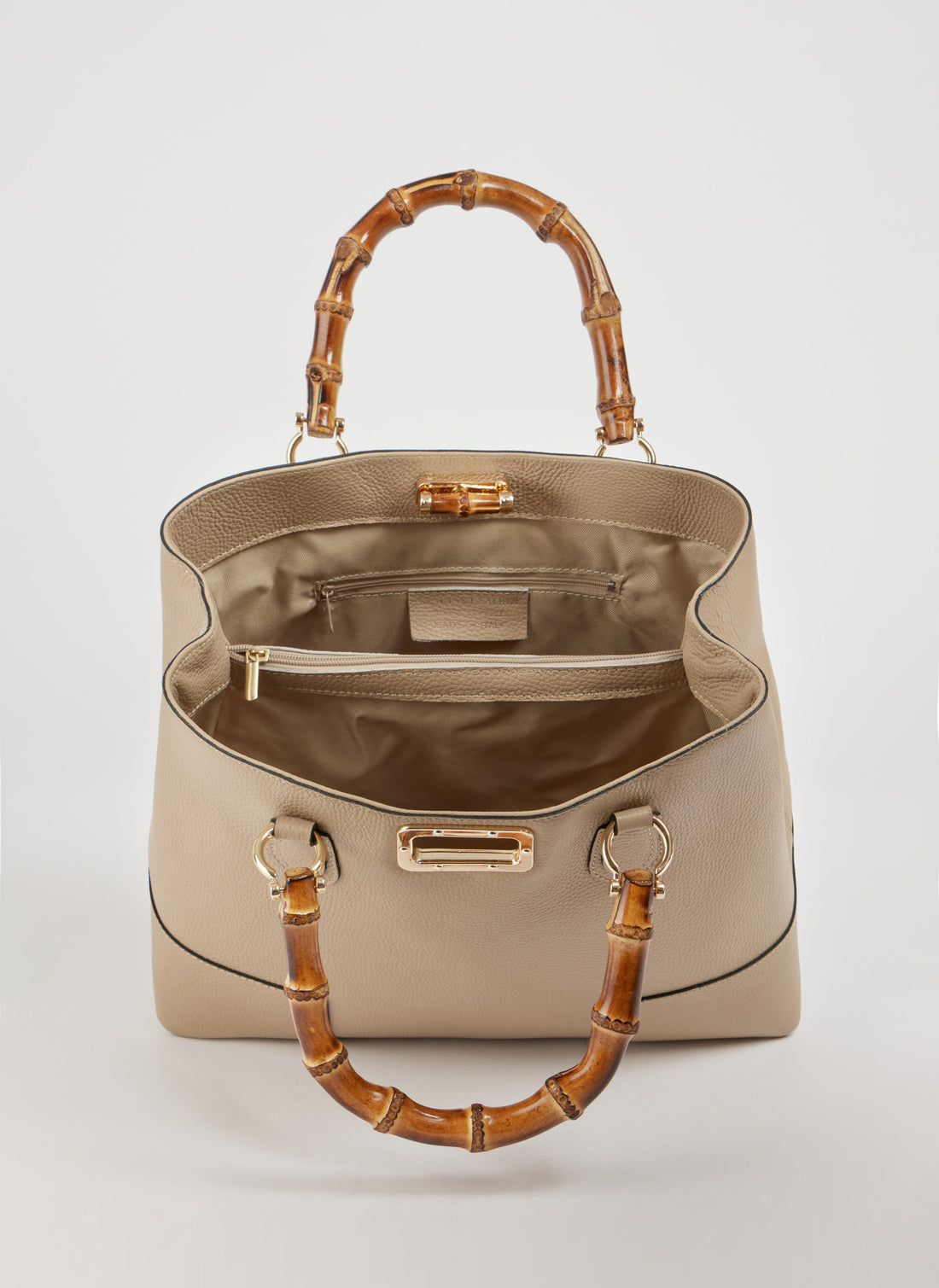 Borsa Bamboo Babe in pelle Dollaro Sabbia