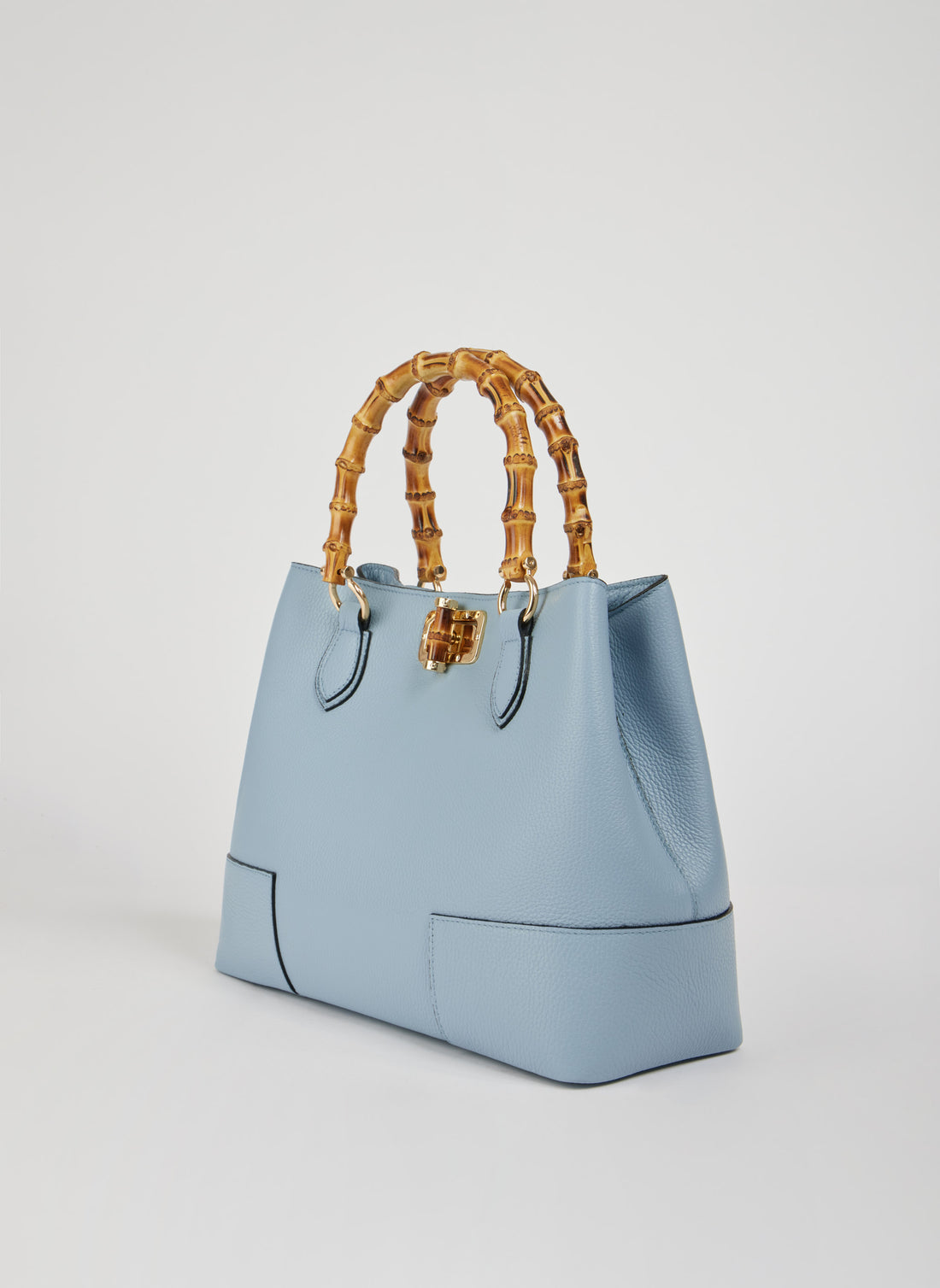 Borsa Bamboo Babe in pelle Dollaro Celeste Polvere
