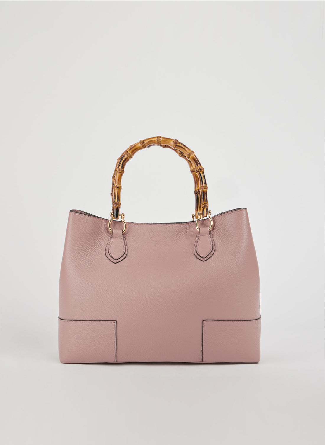 Borsa Bamboo Babe in pelle Dollaro Rosa Cipria