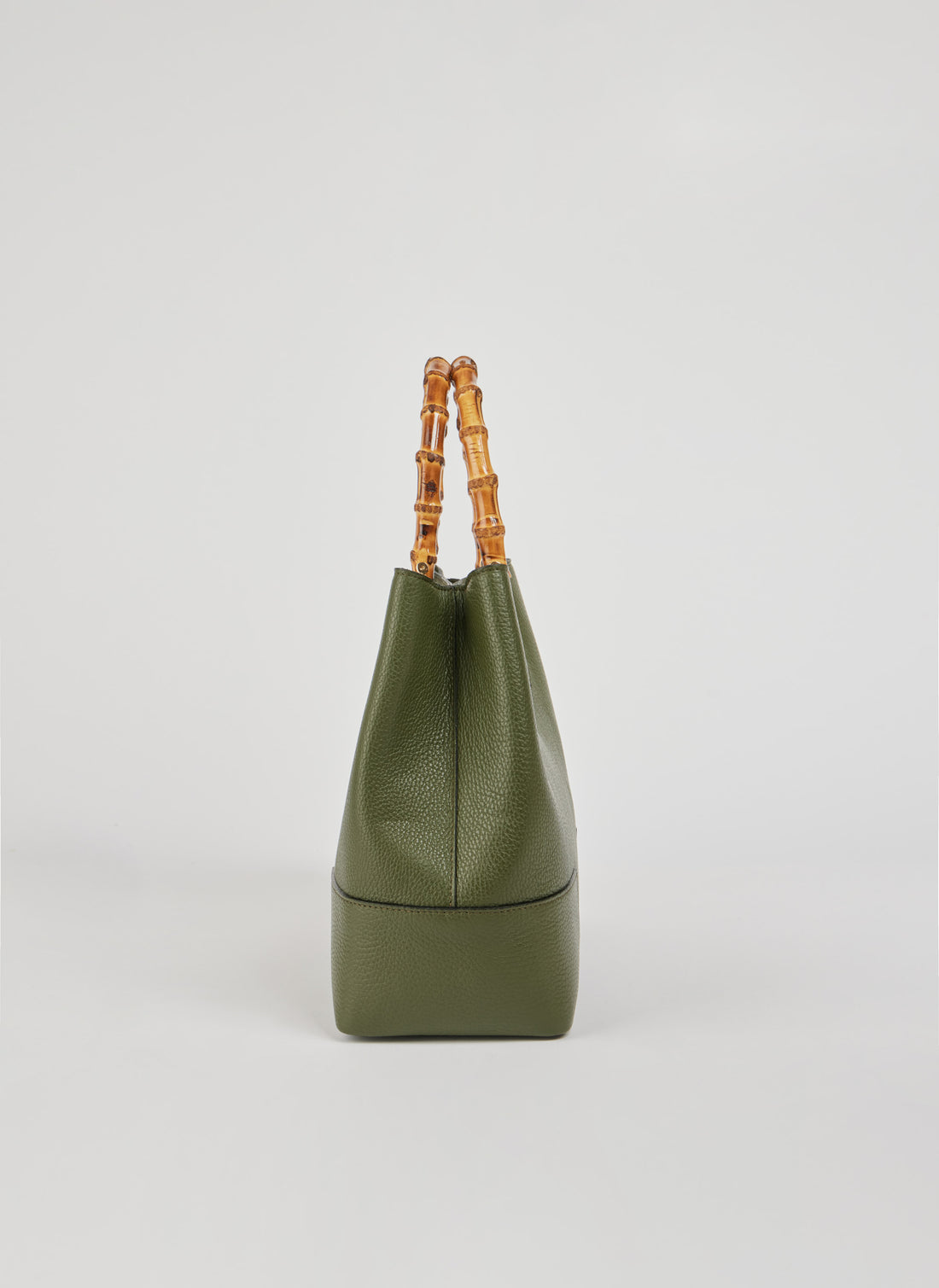 Borsa Bamboo Babe in pelle Dollaro Verde Militare