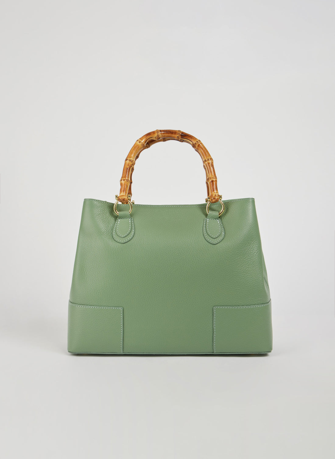 Borsa Bamboo Babe in pelle Dollaro Menta