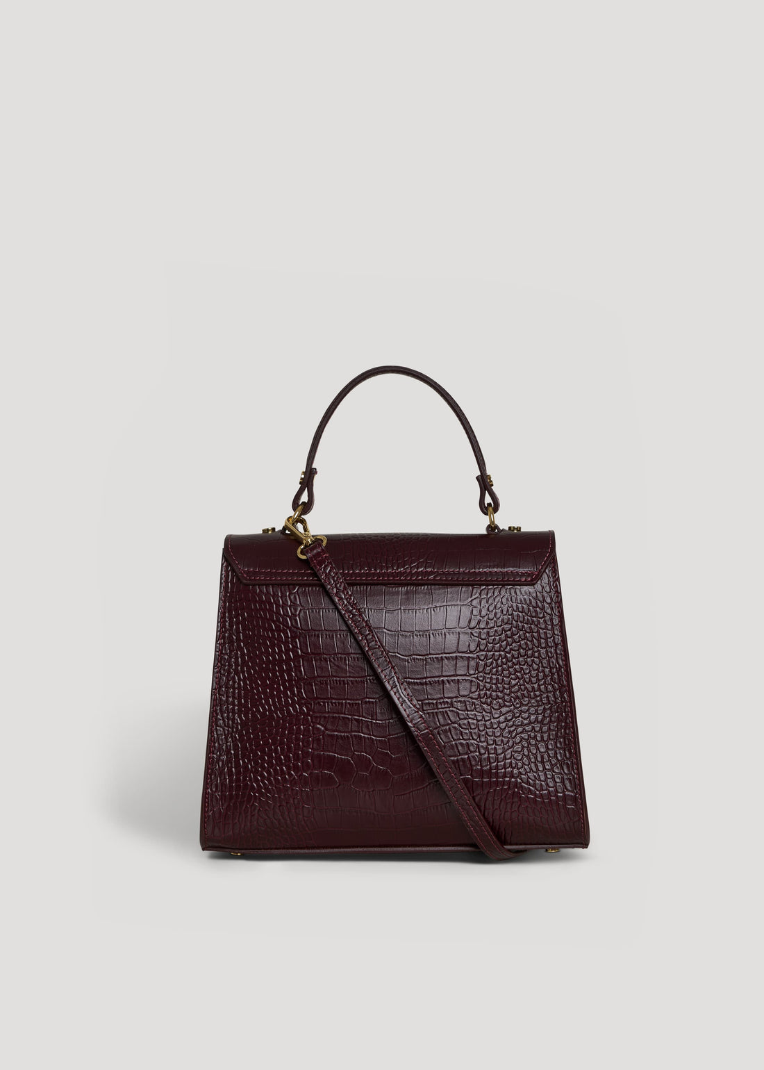 Borsa Zaira Limited Edition in Pelle Coco Bordeaux - Voemièn