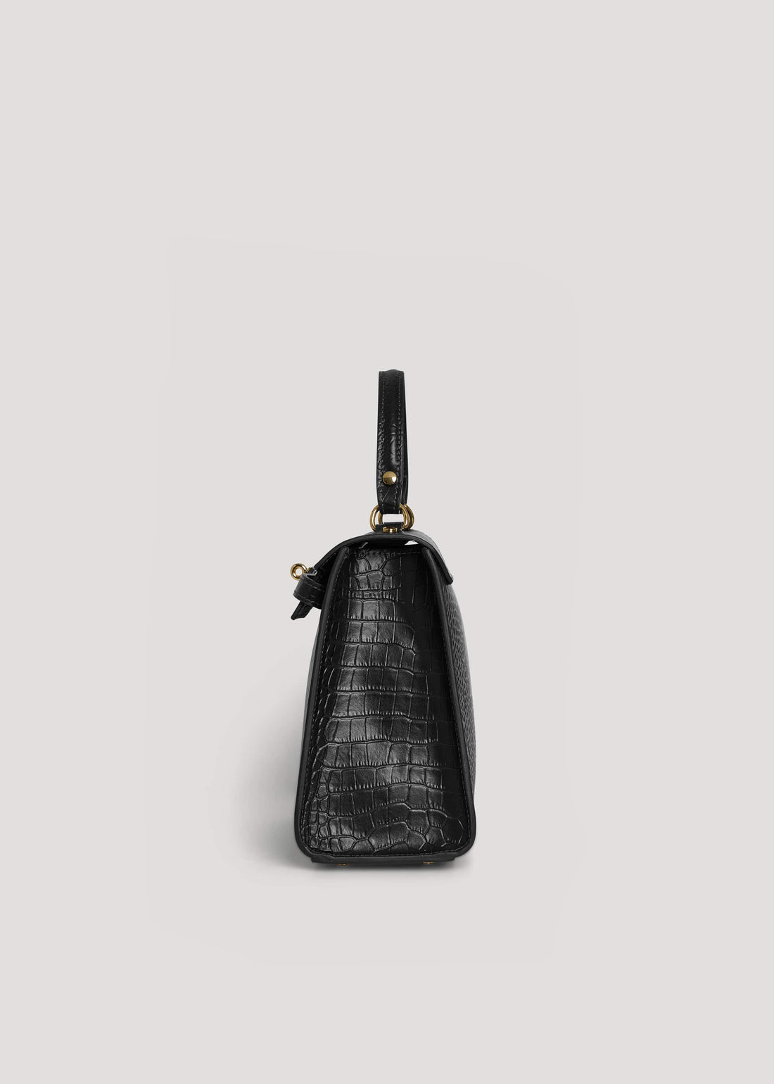 Borsa Zaira Limited Edition in Pelle Coco Nera - Voemièn