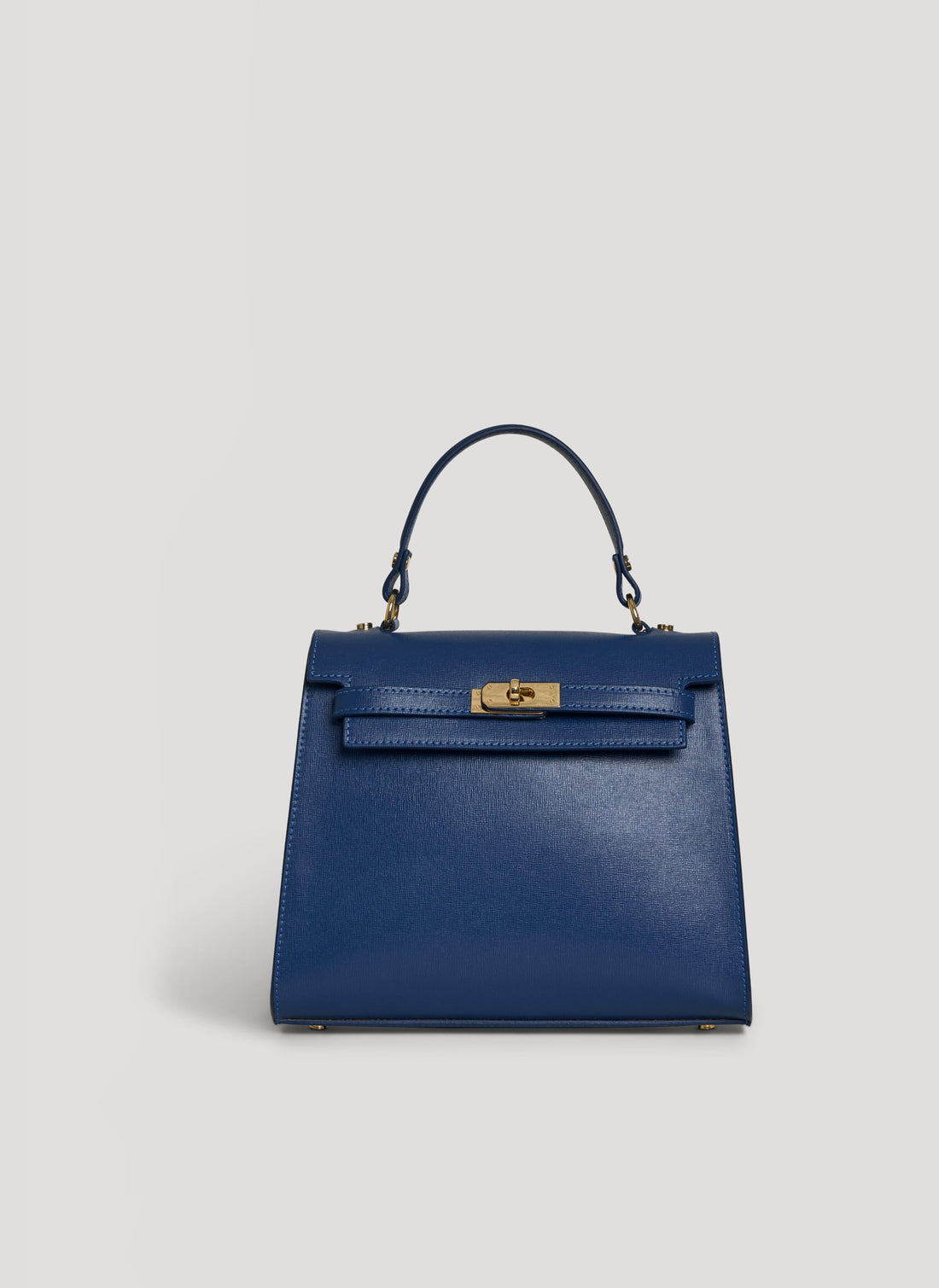 Borsa Zaira in Vera pelle Saffiano Blu - Voemièn