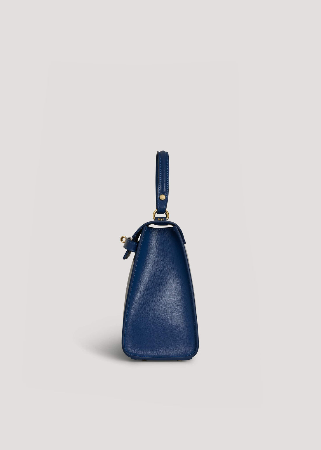Borsa Zaira in Vera pelle Saffiano Blu - Voemièn