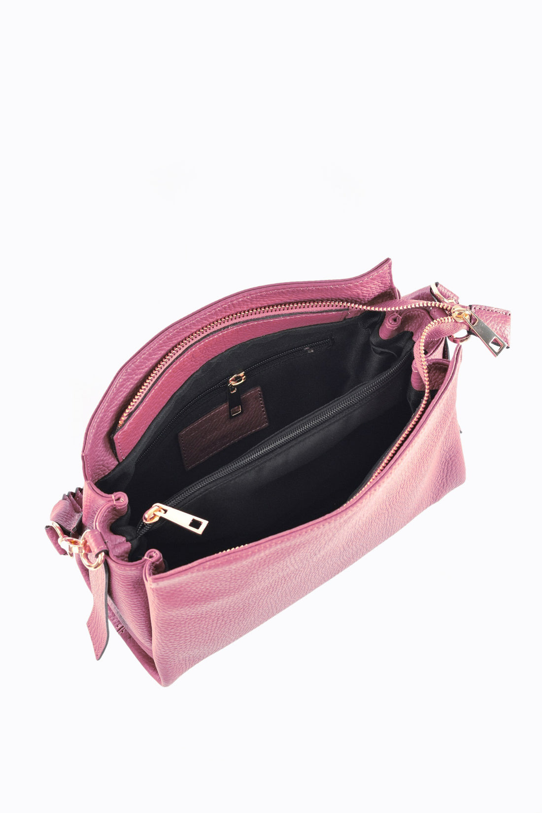 Braid Micro bag in Antique Pink Dollar leather