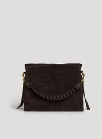 Sac Braid en cuir Orange Dollar