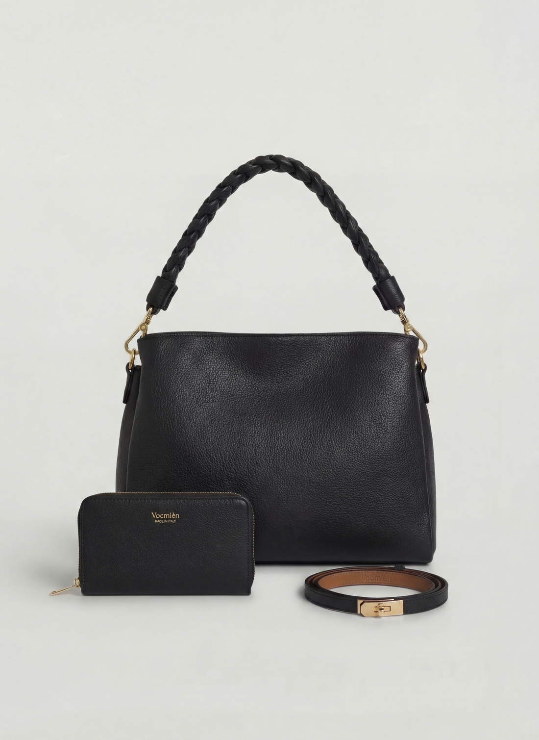 Set Daily Urbano | Braid in pelle Nera - Voemièn