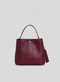 Borsa Kendy in pelle Dollaro Borgogna