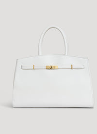 Borsa Driade in Pelle Dollaro Bianca