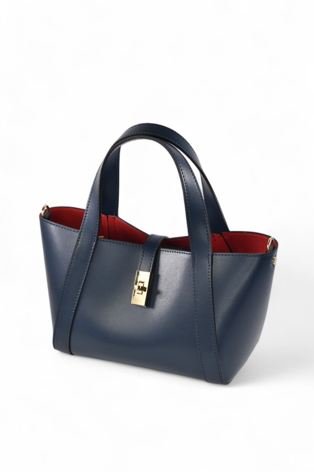 Borsa Eleonor in pelle Spazzolata Blu Navy