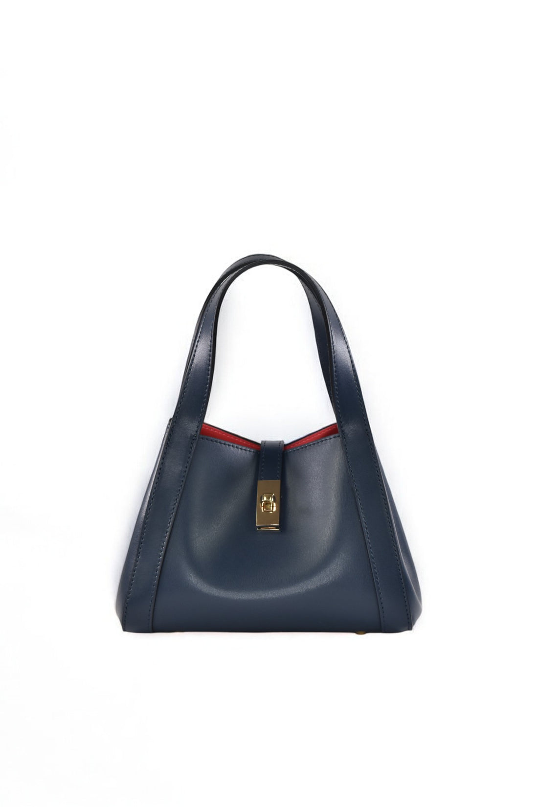 Borsa Eleonor in pelle Spazzolata Blu Navy