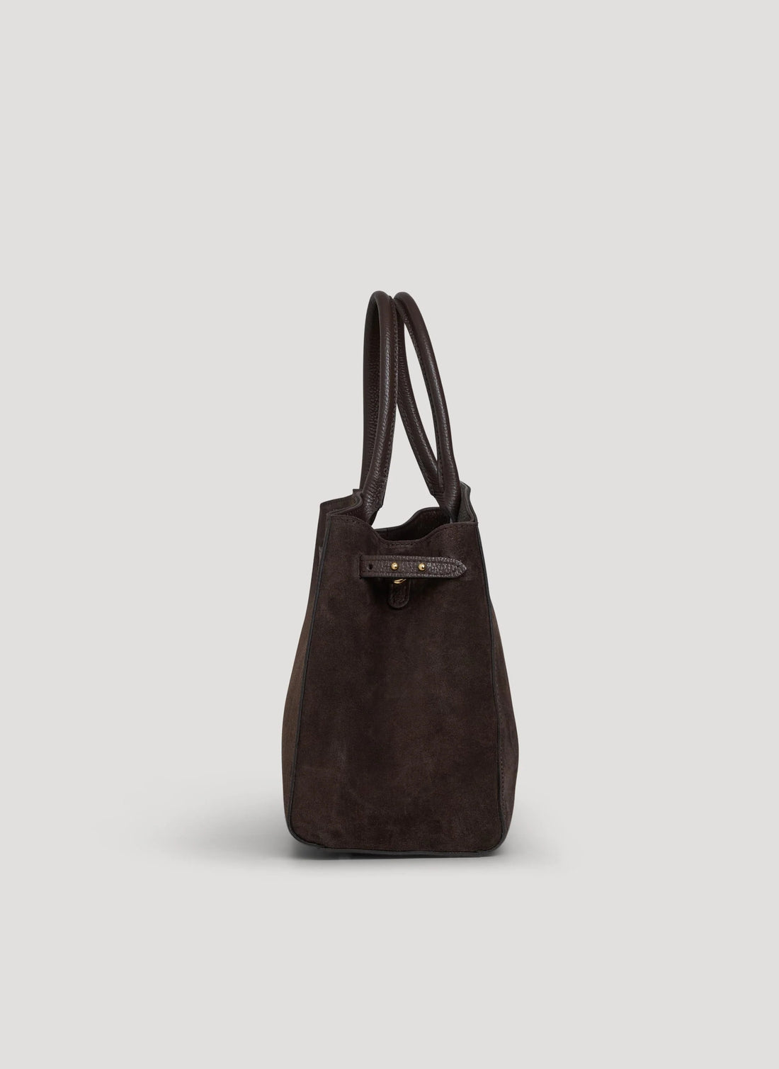 Borsa Driade in Camoscio e Pelle Testa di moro - Voemièn