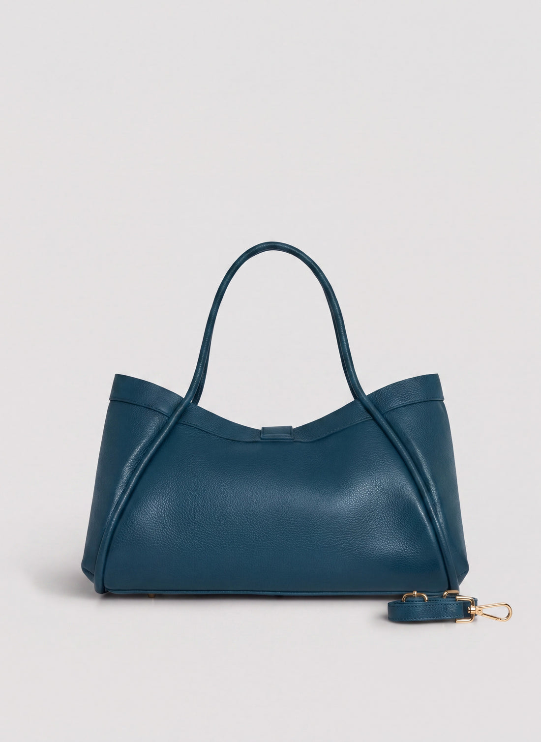 Borsa Mayfair in Pelle Togo Petrolio
