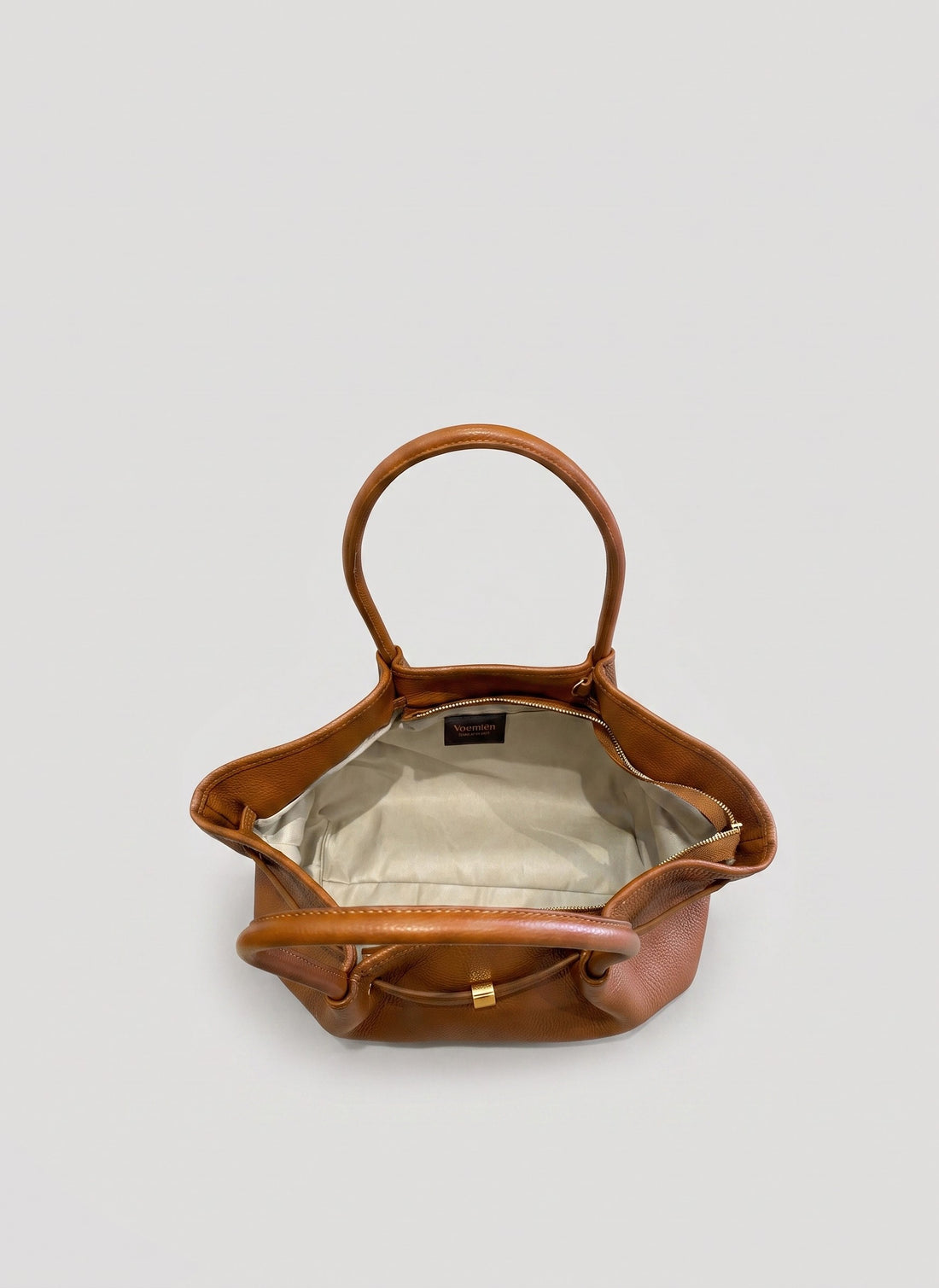Borsa Brickell in Pelle Cuoio