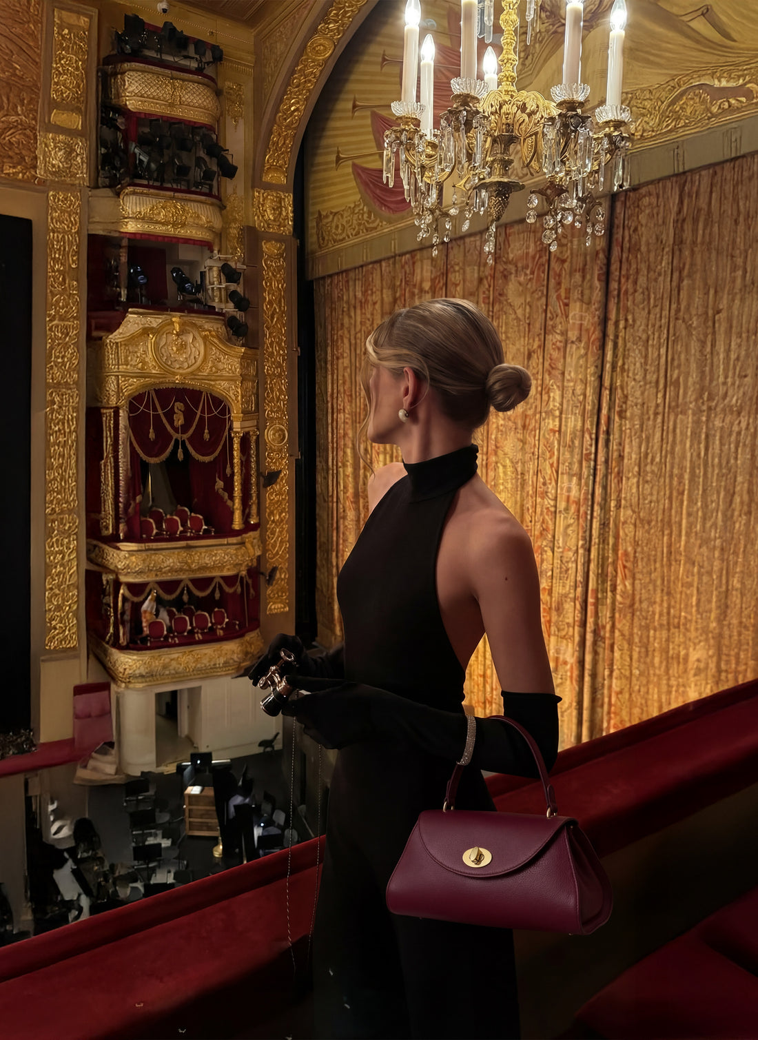 Beige dollar leather Egle bag