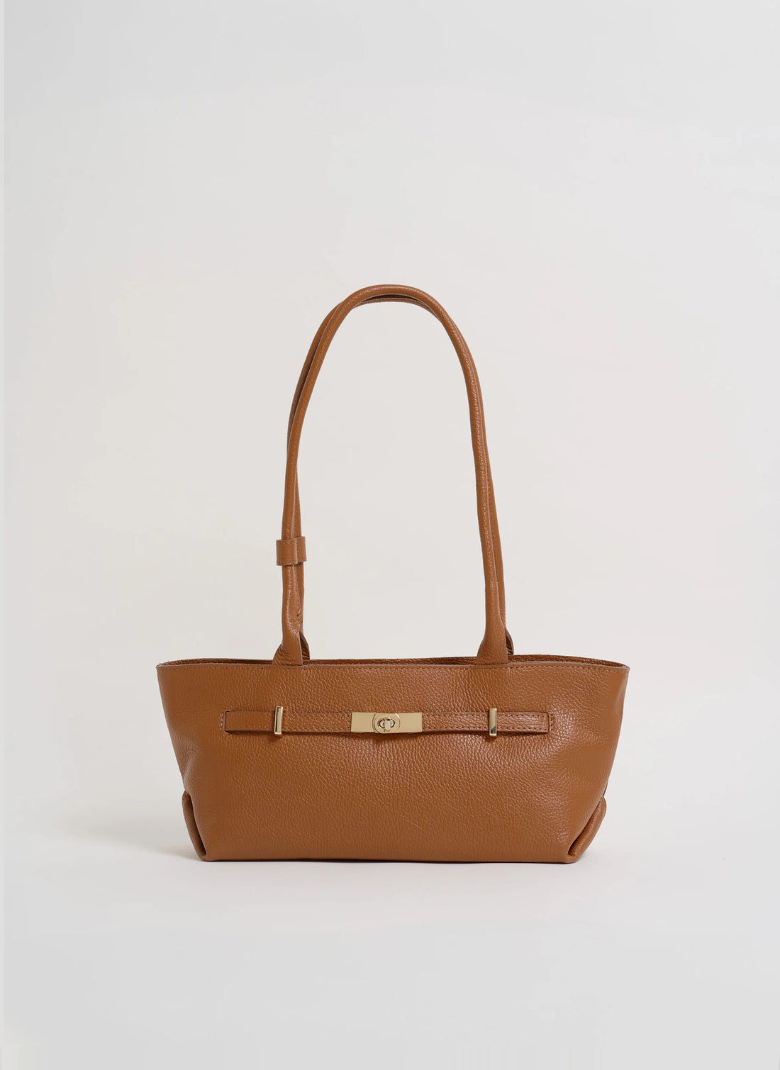 Borsa Lola in Pelle Togo Cuoio - Voemièn