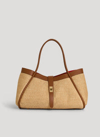Bamboo Babe bag in Beige Dollar leather