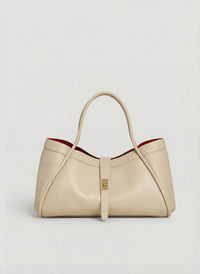 Borsa Mayfair in Pelle Togo Crema