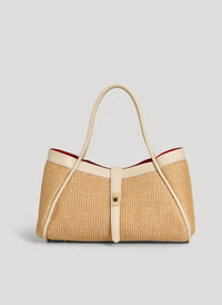 Bamboo Babe bag in Beige Dollar leather