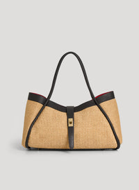 Bamboo Babe bag in Beige Dollar leather