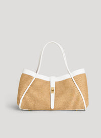 Bamboo Babe bag in Beige Dollar leather