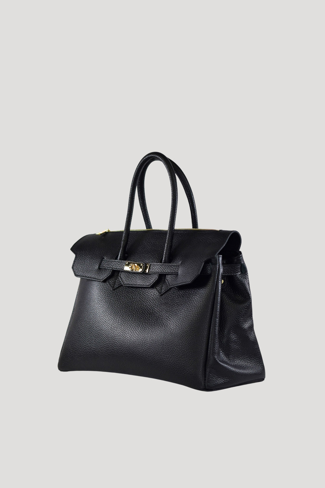 Borsa Elizabeth in Pelle Togo Nera