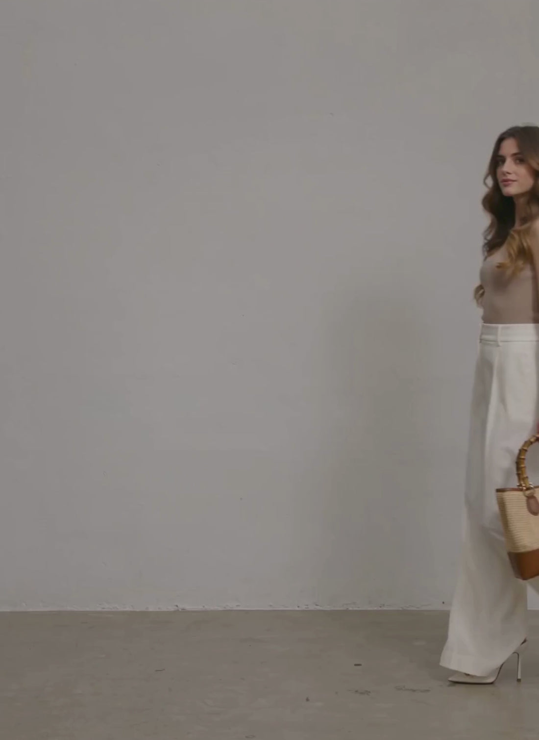 Sac Bamboo Babe en cuir Dollar Blanc