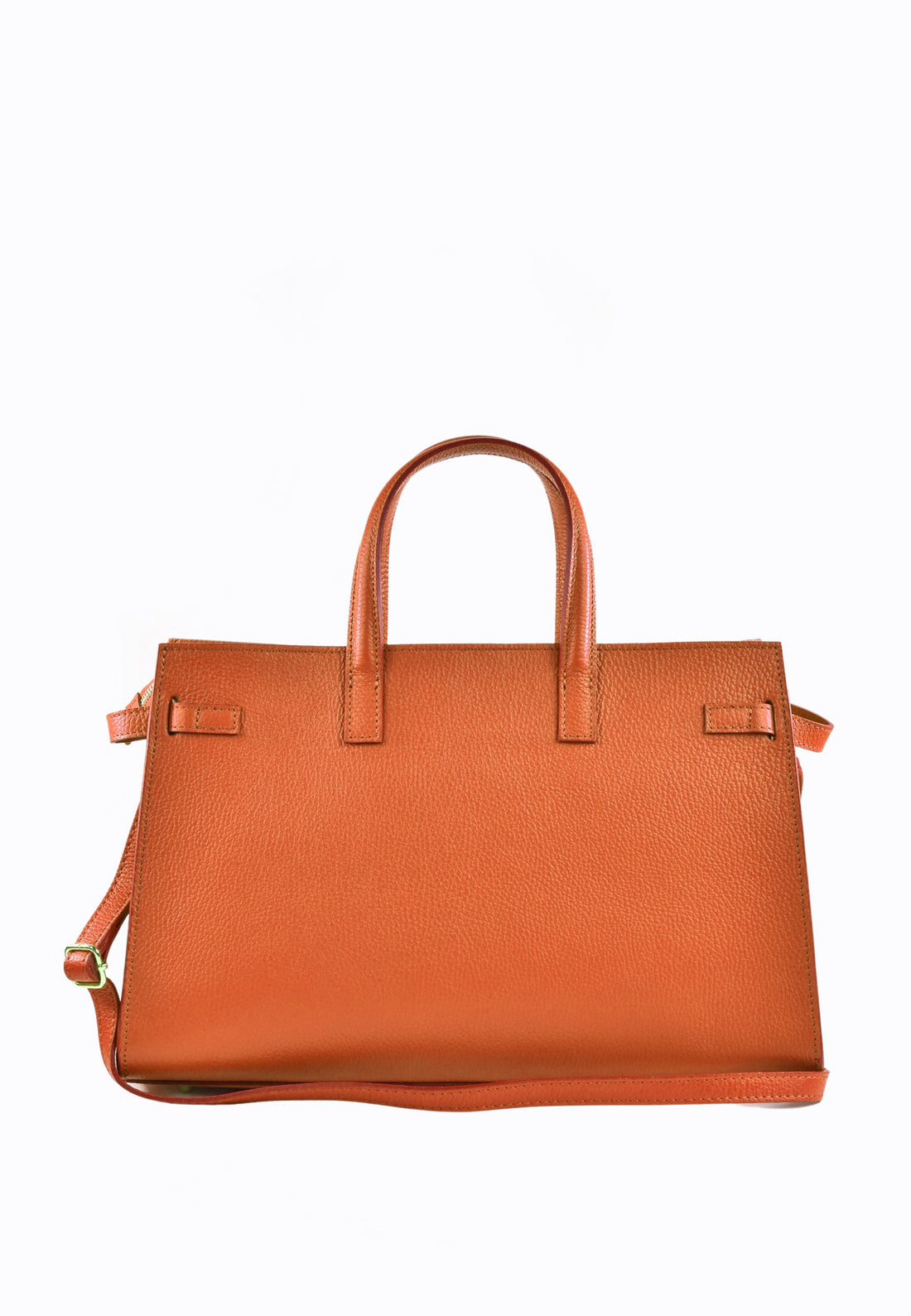 Sveva bag in Orange Dollar leather