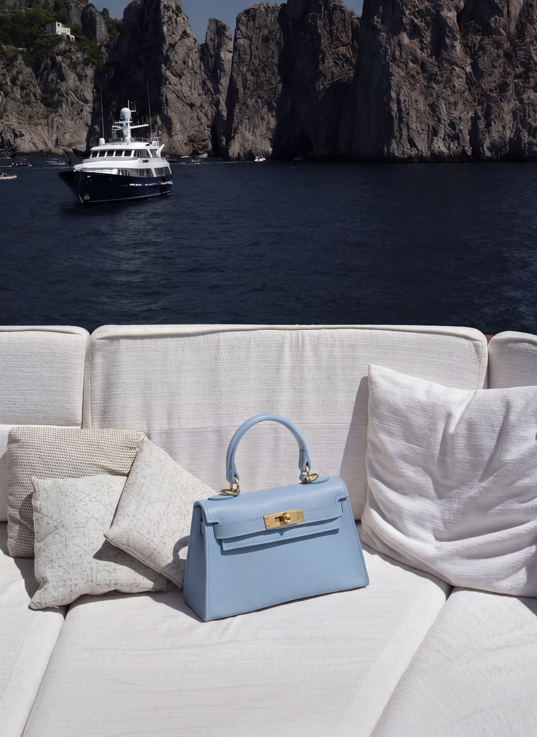 Borsa Victoria in pelle Epson Denim - Voemièn